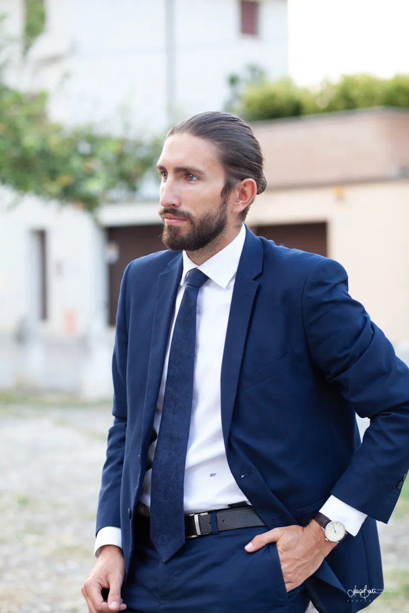 Francesco Ponzi — ritratto al banco