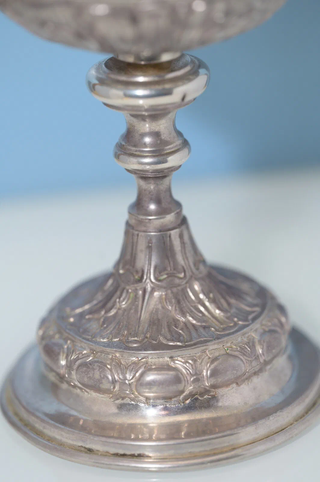 Pisside in argento e oro — restauro — Prima